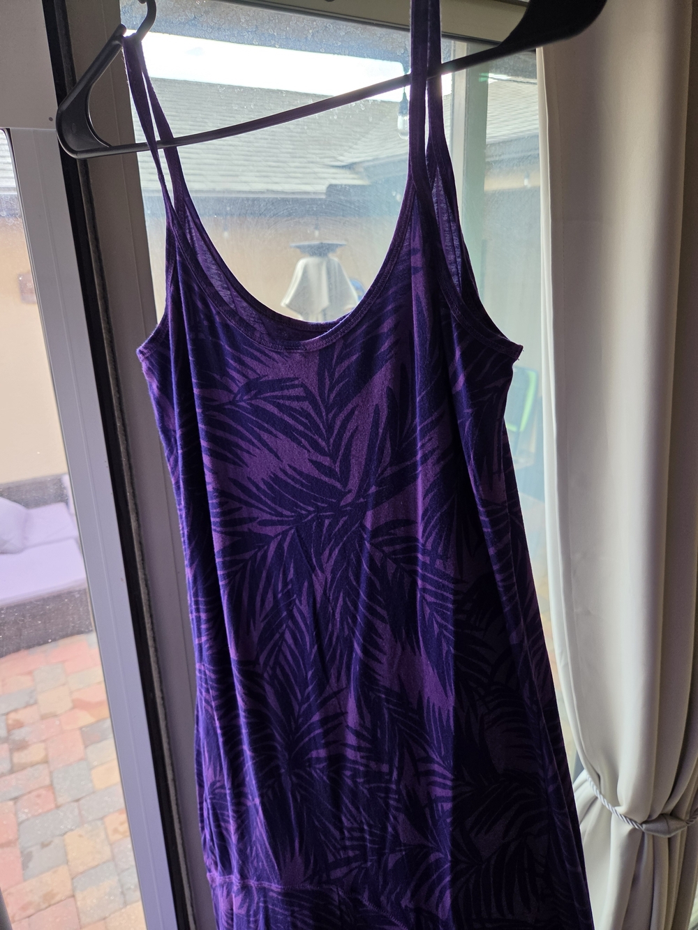 Victoria's Secret Tee Shop Palm Print Maxi Dress
